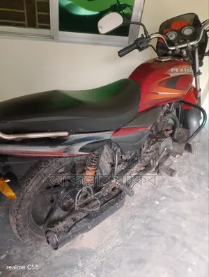 Photo - Bajaj Platina 100 2014 Red