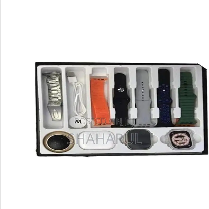 Zq S9 Promax Smartwatch ,Speaker,1pcs Earbud,12 Pair Strape