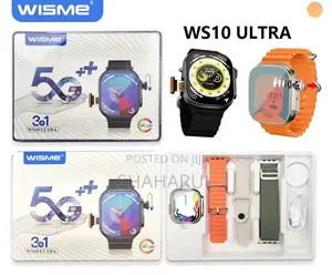 Ws10 Ultra 5g Android Smartwatch 360°Camera 8gb Ram + 128gb Storage