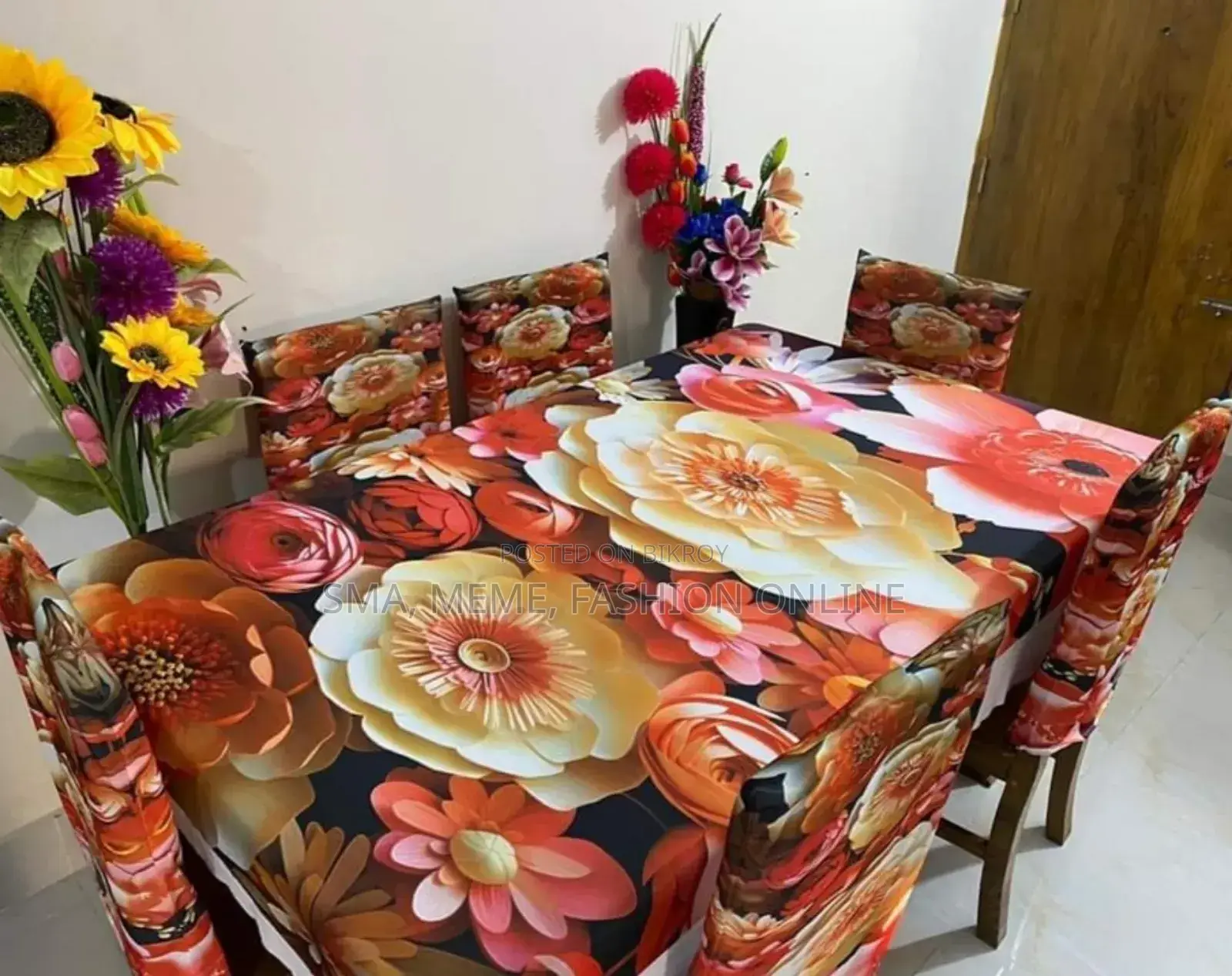 Original 3D Printed Dining Chair Table Cover