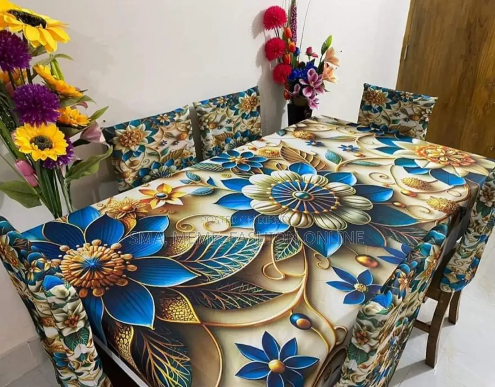 Original 3D Printed Dining Chair Table Cover
