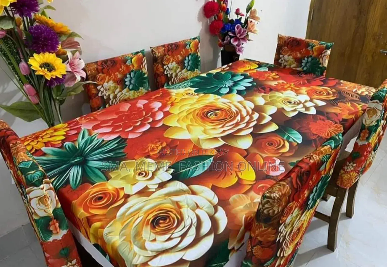 Original 3D Printed Dining Chair Table Cover