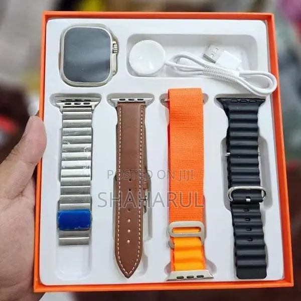 Y10 Ultra Smart Watch With 4 Straps