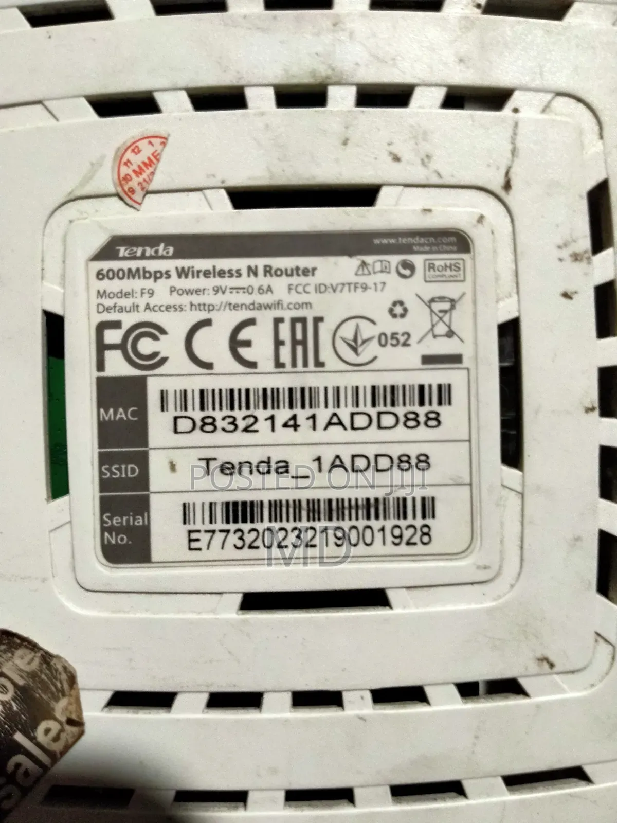 Tenda F9 600m Whole-Home Coverage Wi-Fi Router