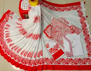 Photo - Sharee Panjabi Couple With Blouse Piece New Update