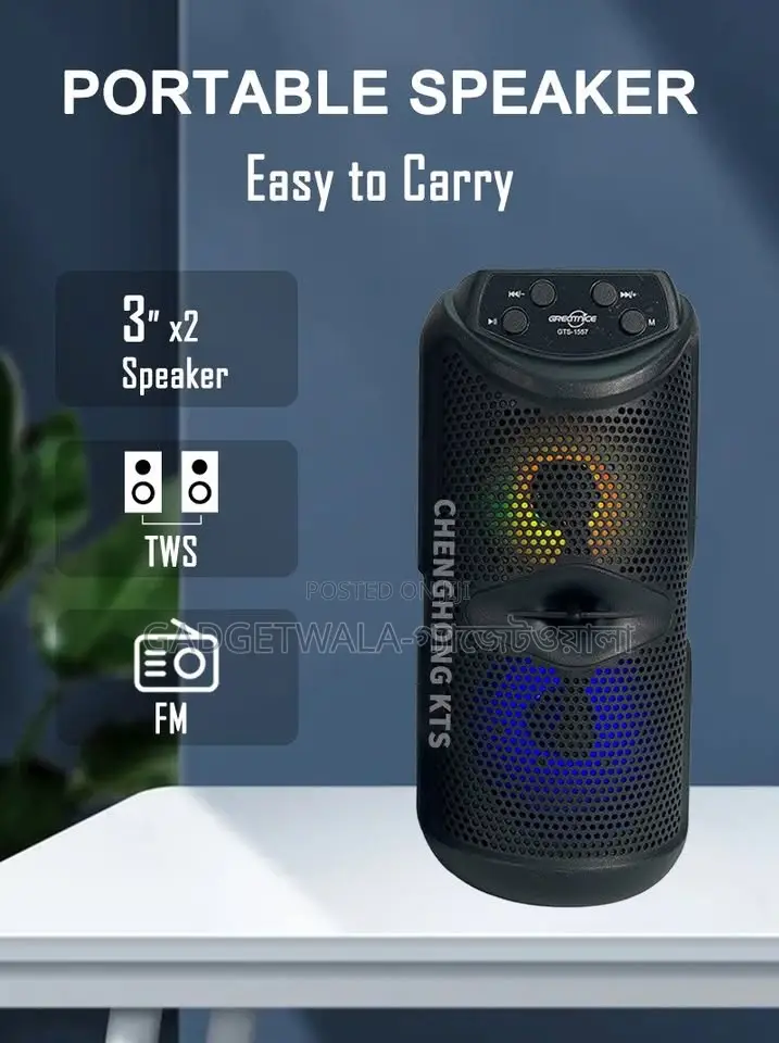 GTS-1557 Usb/Aux/Tf Card Supported Bluetooth Speaker