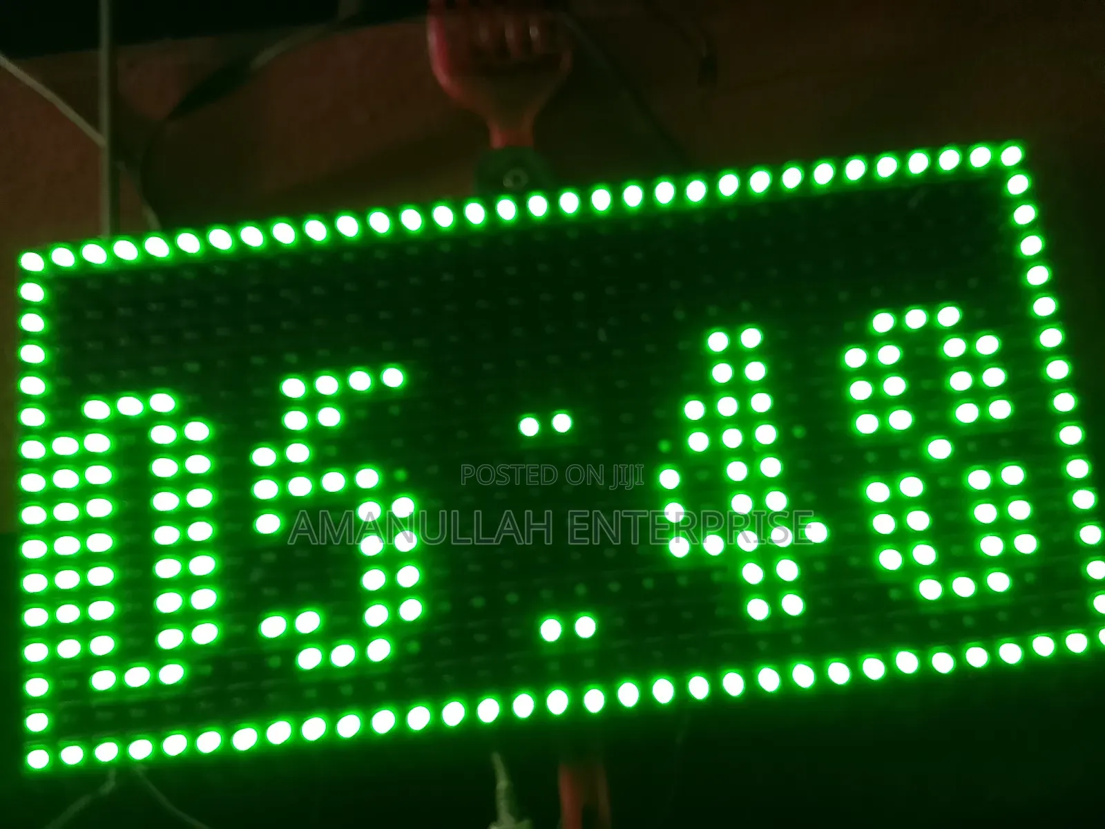 P10 Led Display Board Clock – Digital Led Scrolling Message Clock.