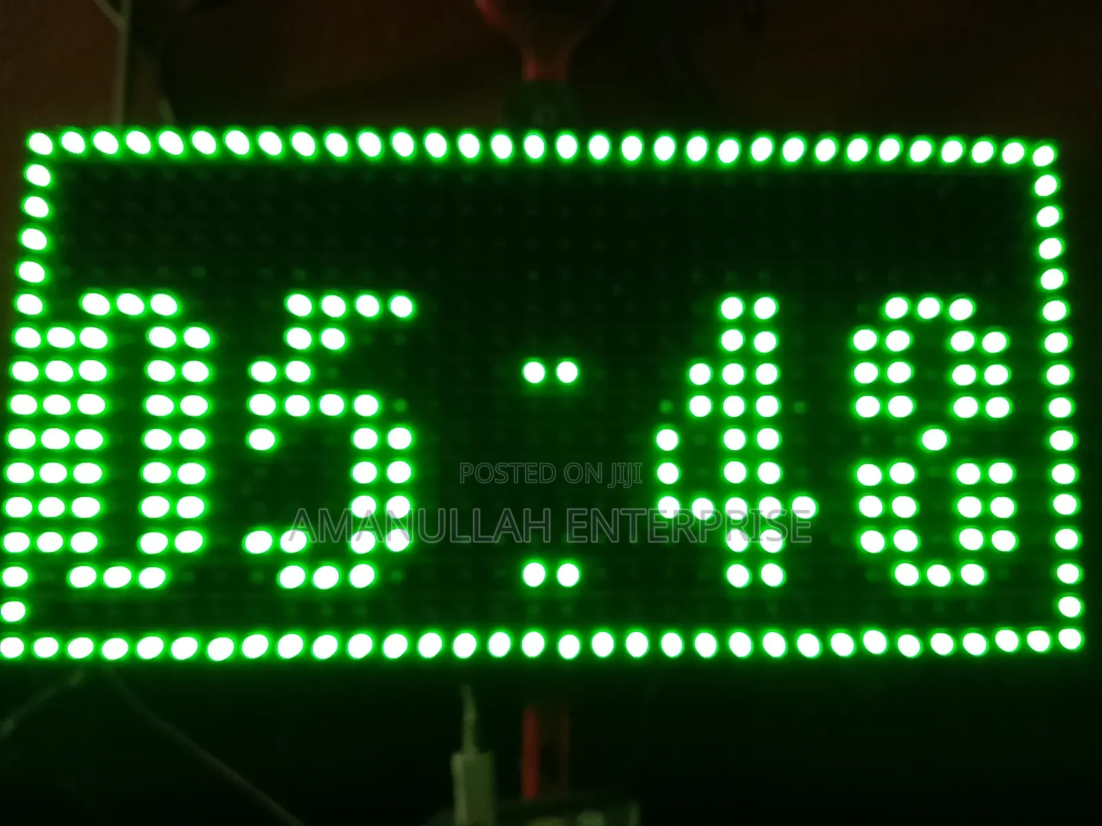 P10 Led Display Board Clock – Digital Led Scrolling Message Clock.