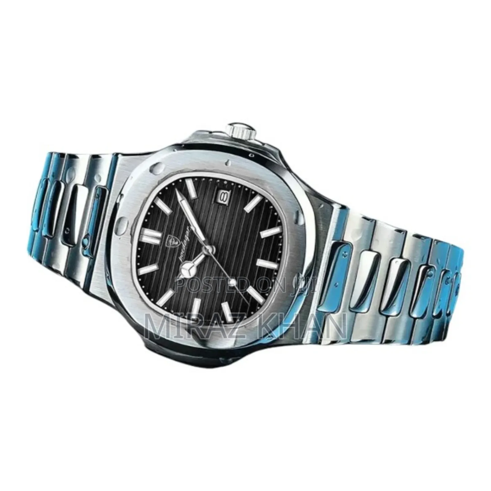 Classic Stainless Steel Wristwatches Poedagar Watch for Men