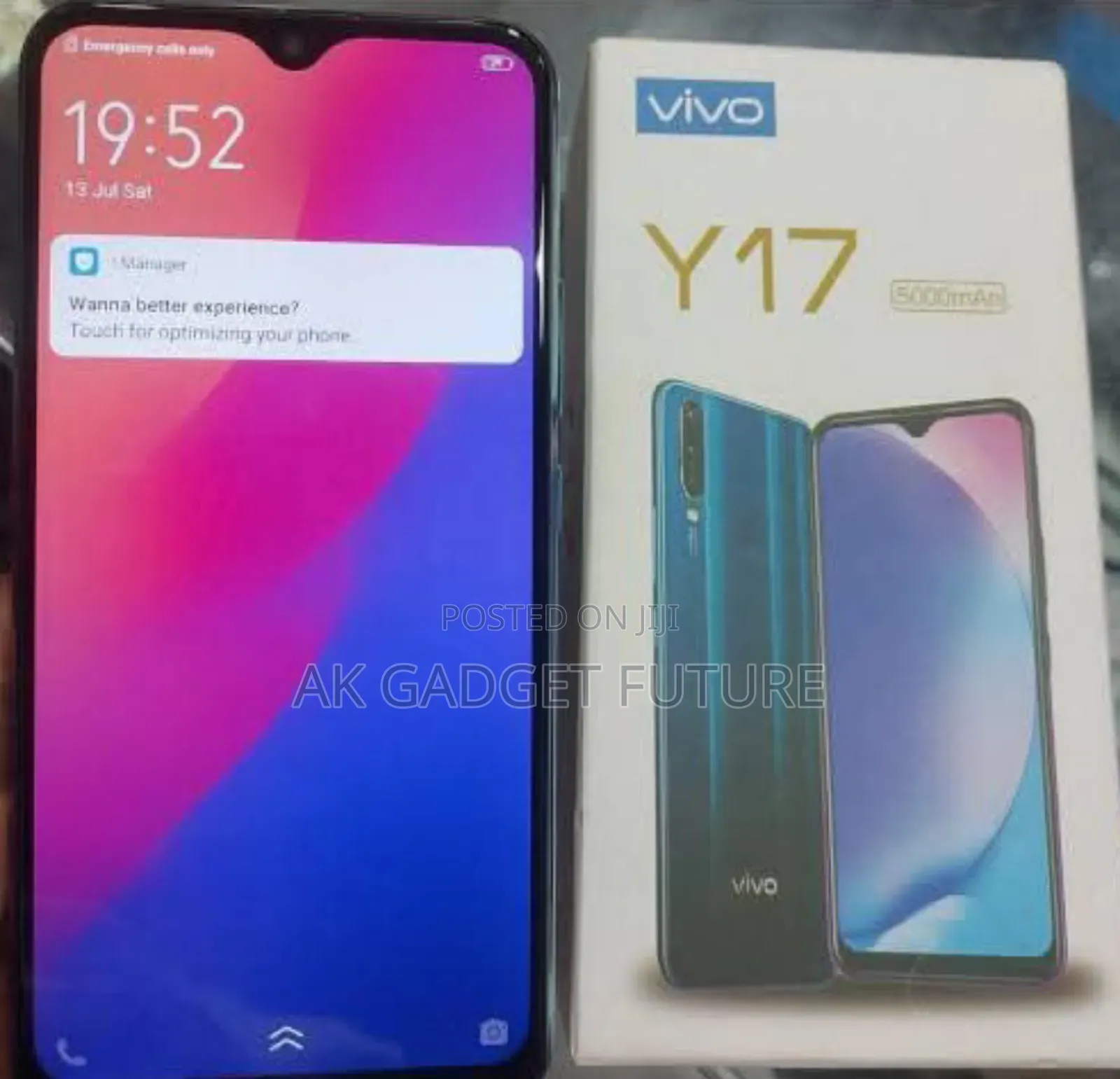 New Vivo Y17 128 GB Silver