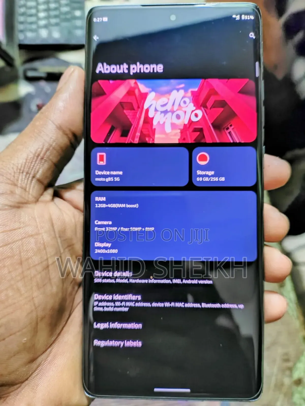 Motorola Moto G85 256 GB Gray
