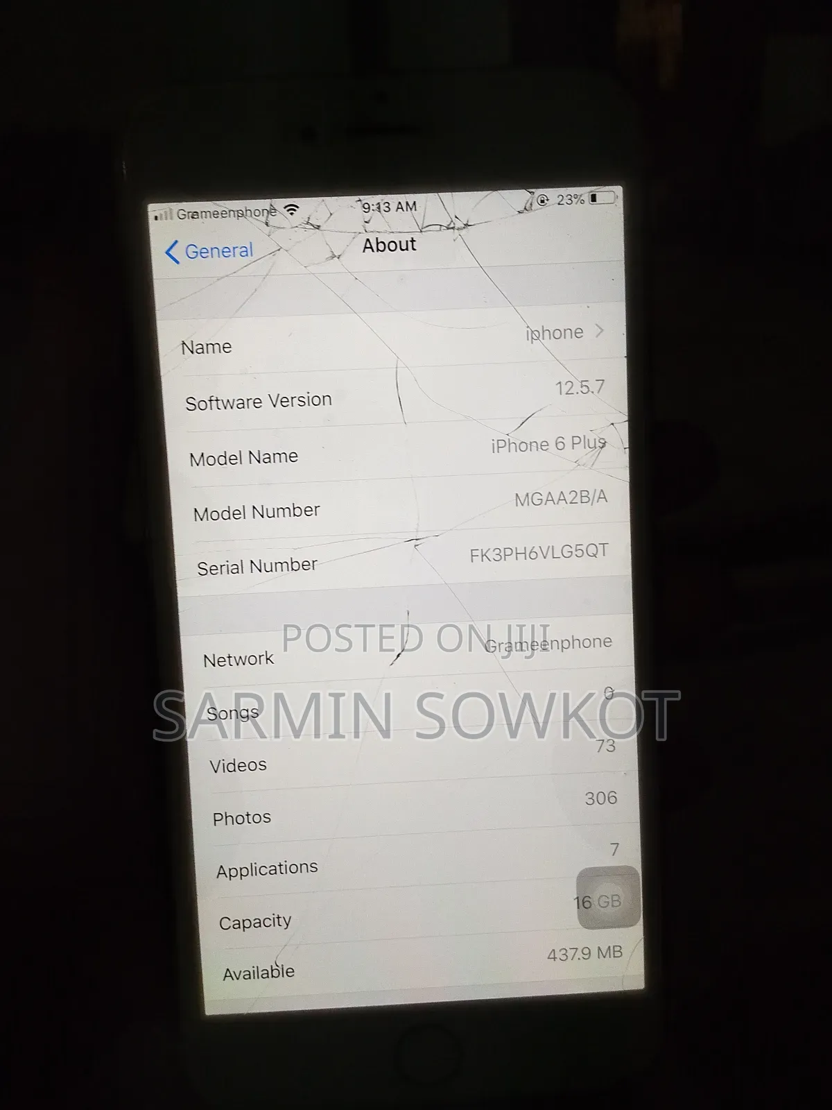 Apple iPhone 6 Plus 16 GB Yellow