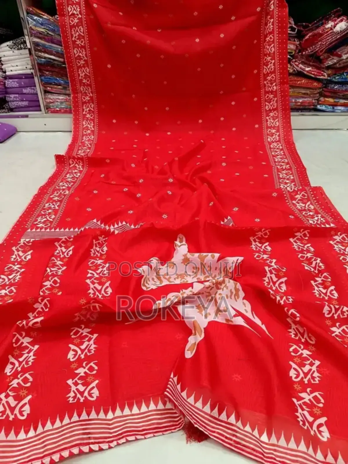 Sari for Puja