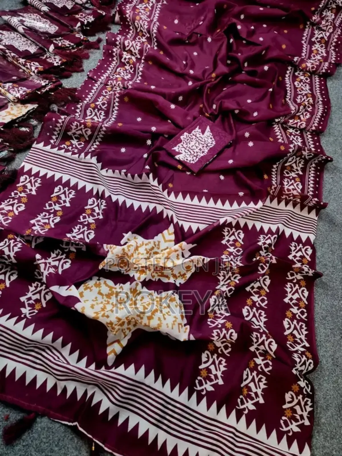 Sari for Puja