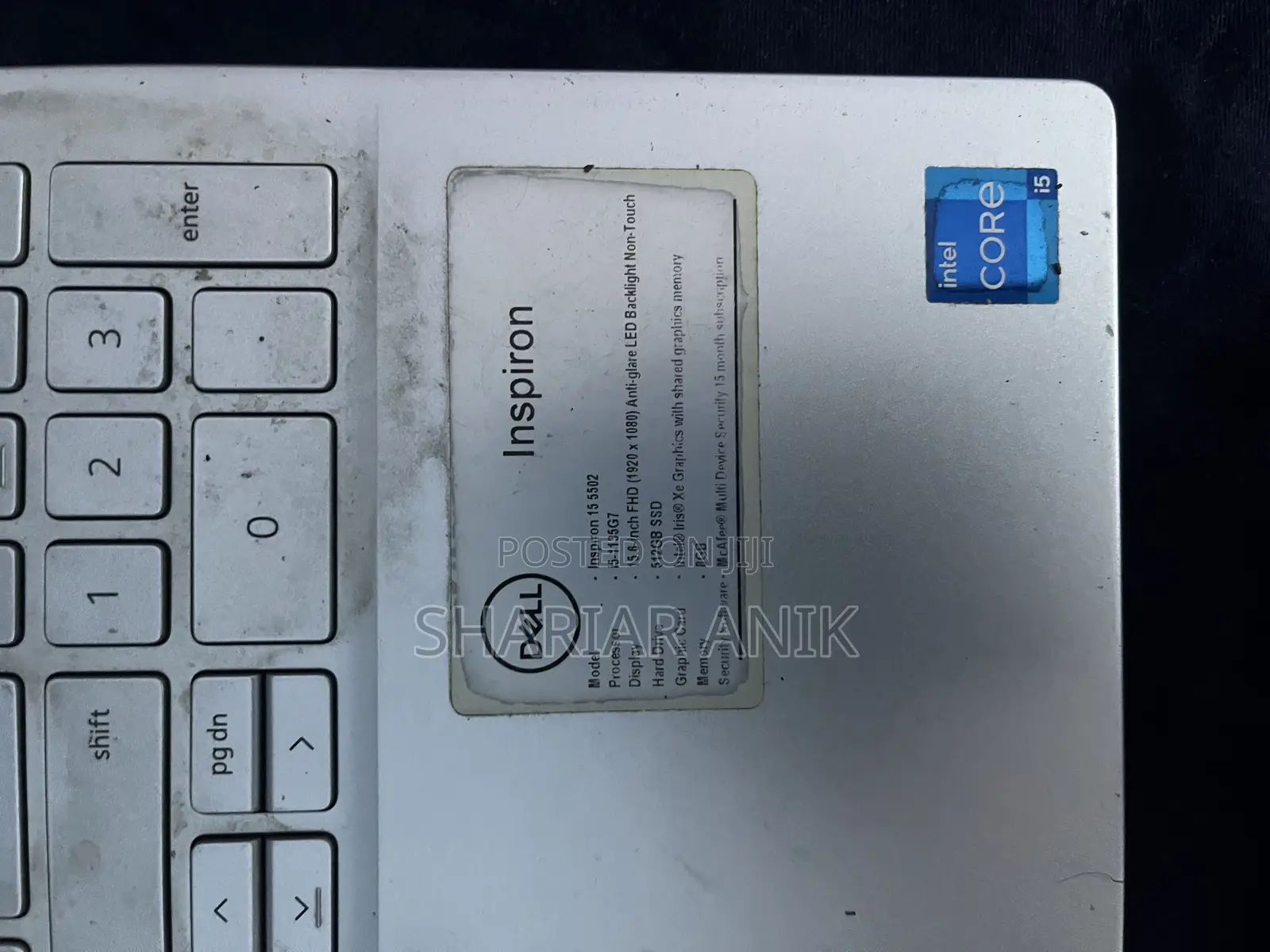 Laptop Dell Inspiron 15 5000 8GB Intel Core I5 SSD 512GB