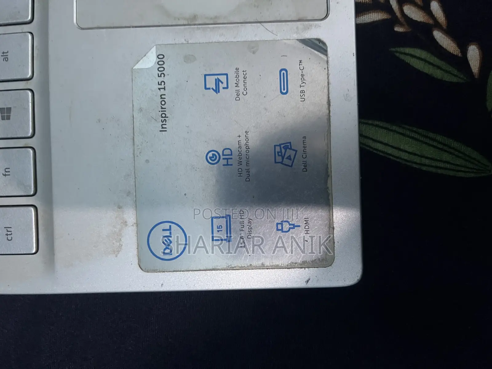 Laptop Dell Inspiron 15 5000 8GB Intel Core I5 SSD 512GB