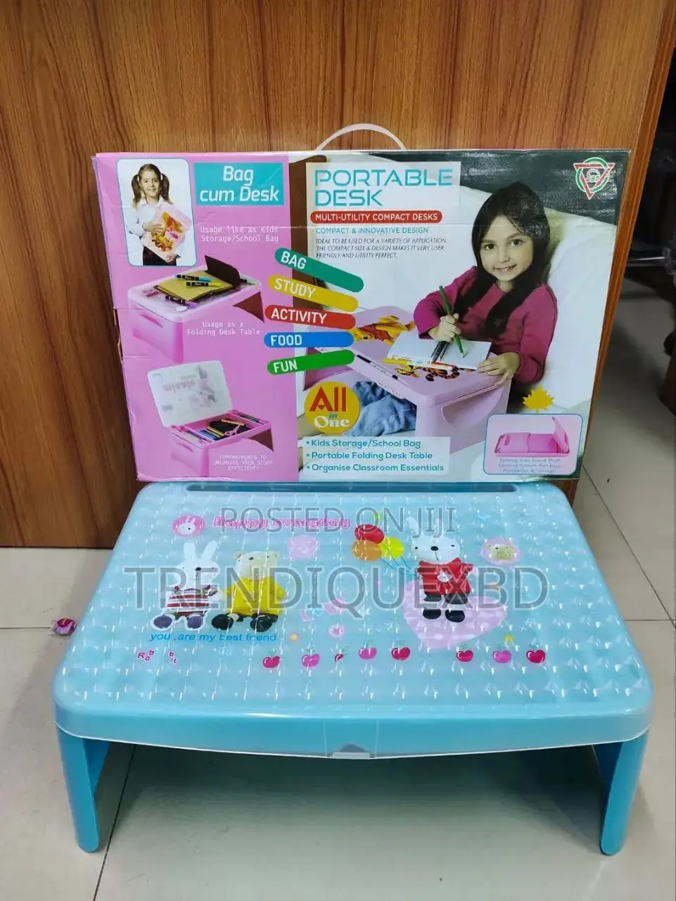 Multi-Utility Portable Folding Desk – Compact Smart Design