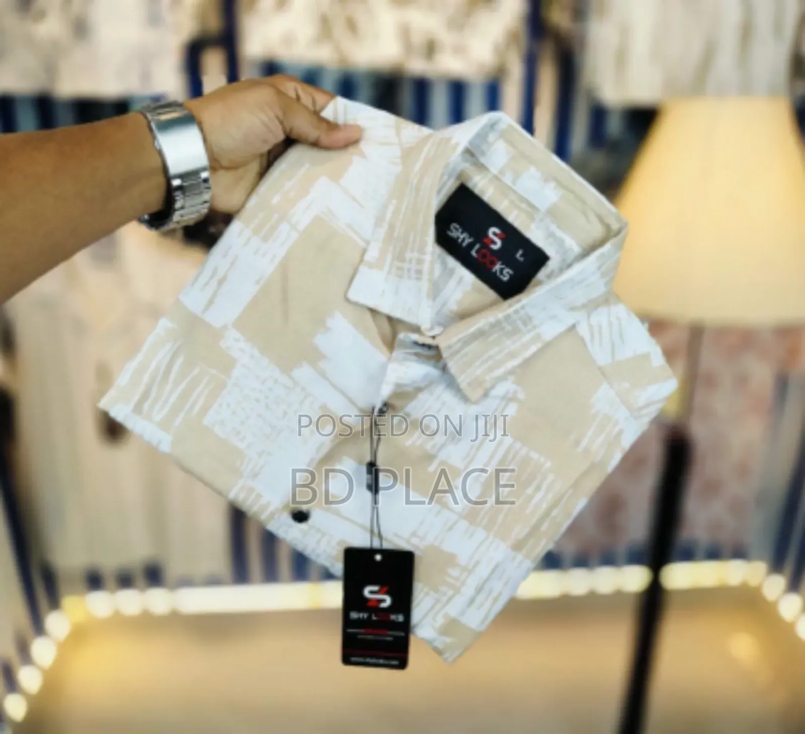 Ac Cotton Print Shirt - Shy Looks