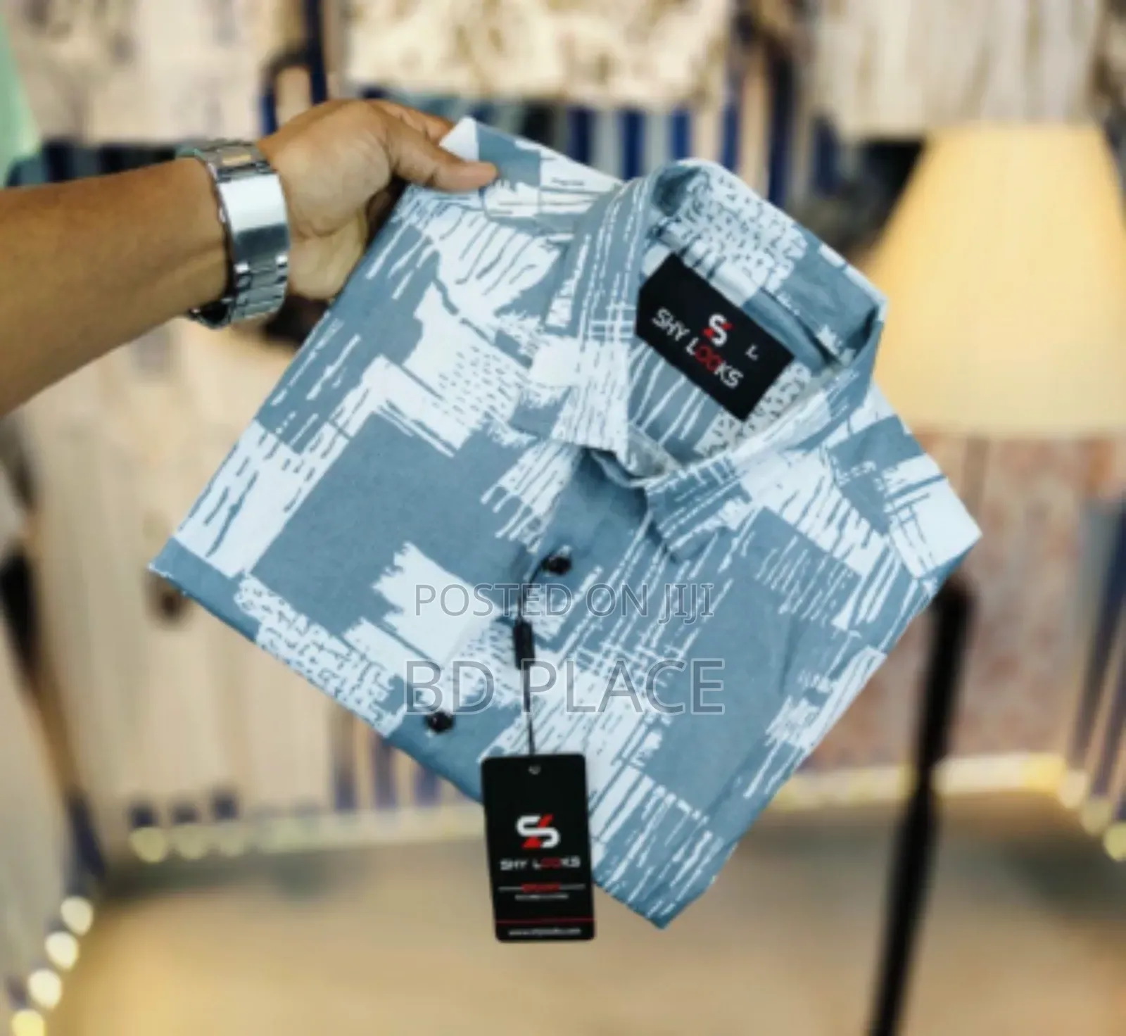 Ac Cotton Print Shirt - Shy Looks