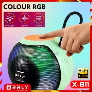 X811 Mini Portable Bluetooth Speaker With RGB Lighting Effect
