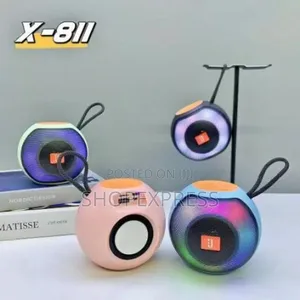 X811 Mini Portable Bluetooth Speaker With RGB Lighting Effect