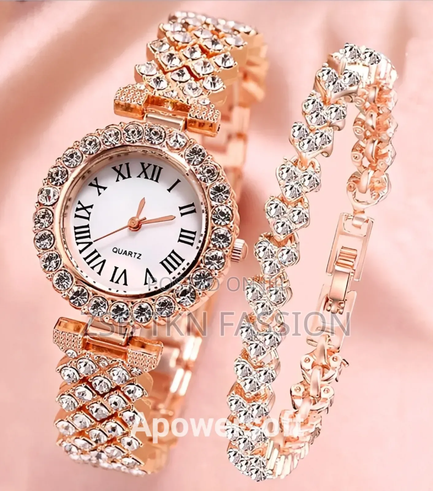 Ladis Watch With Brace Light Style for Girls