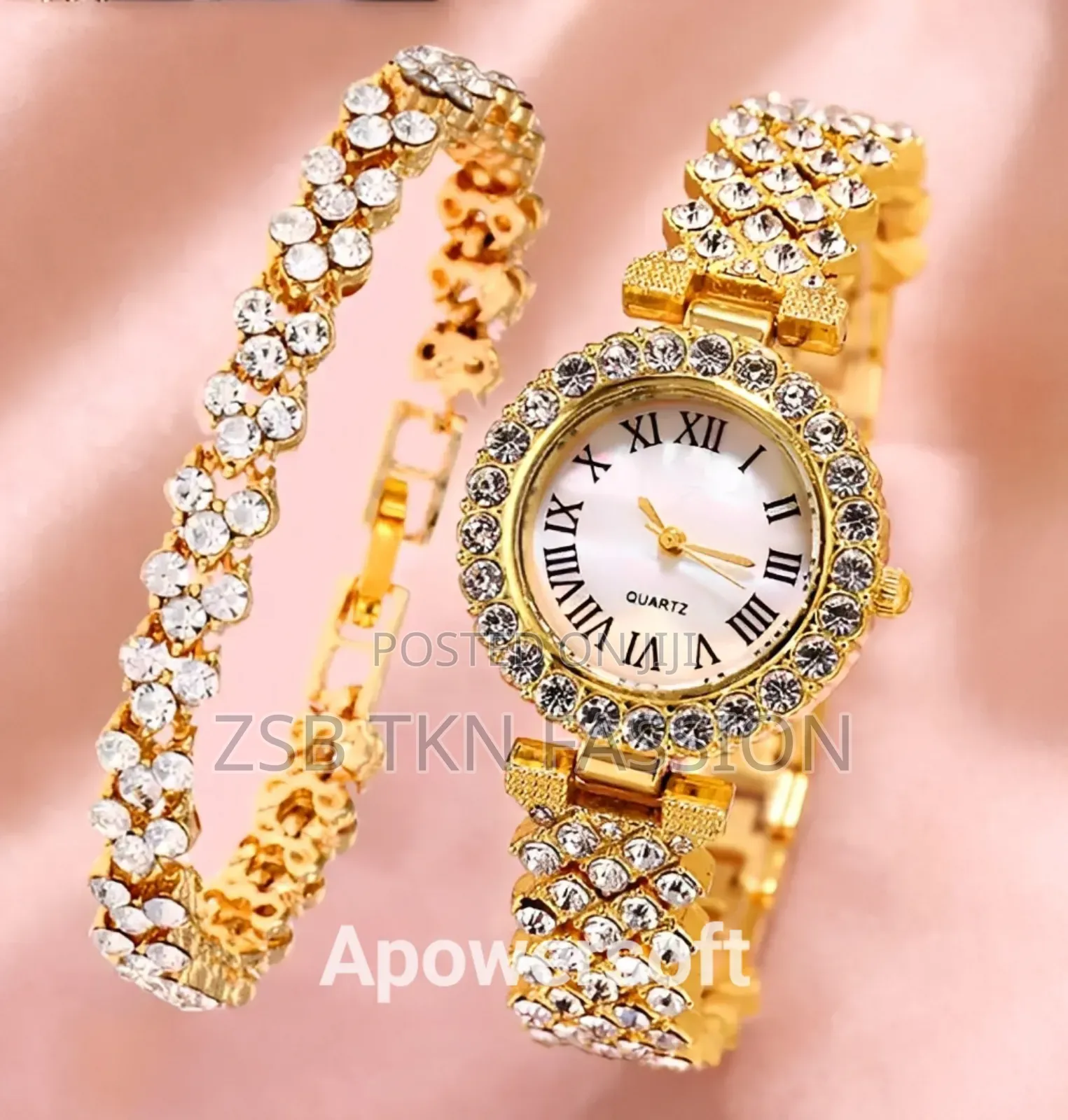 Ladis Watch With Brace Light Style for Girls