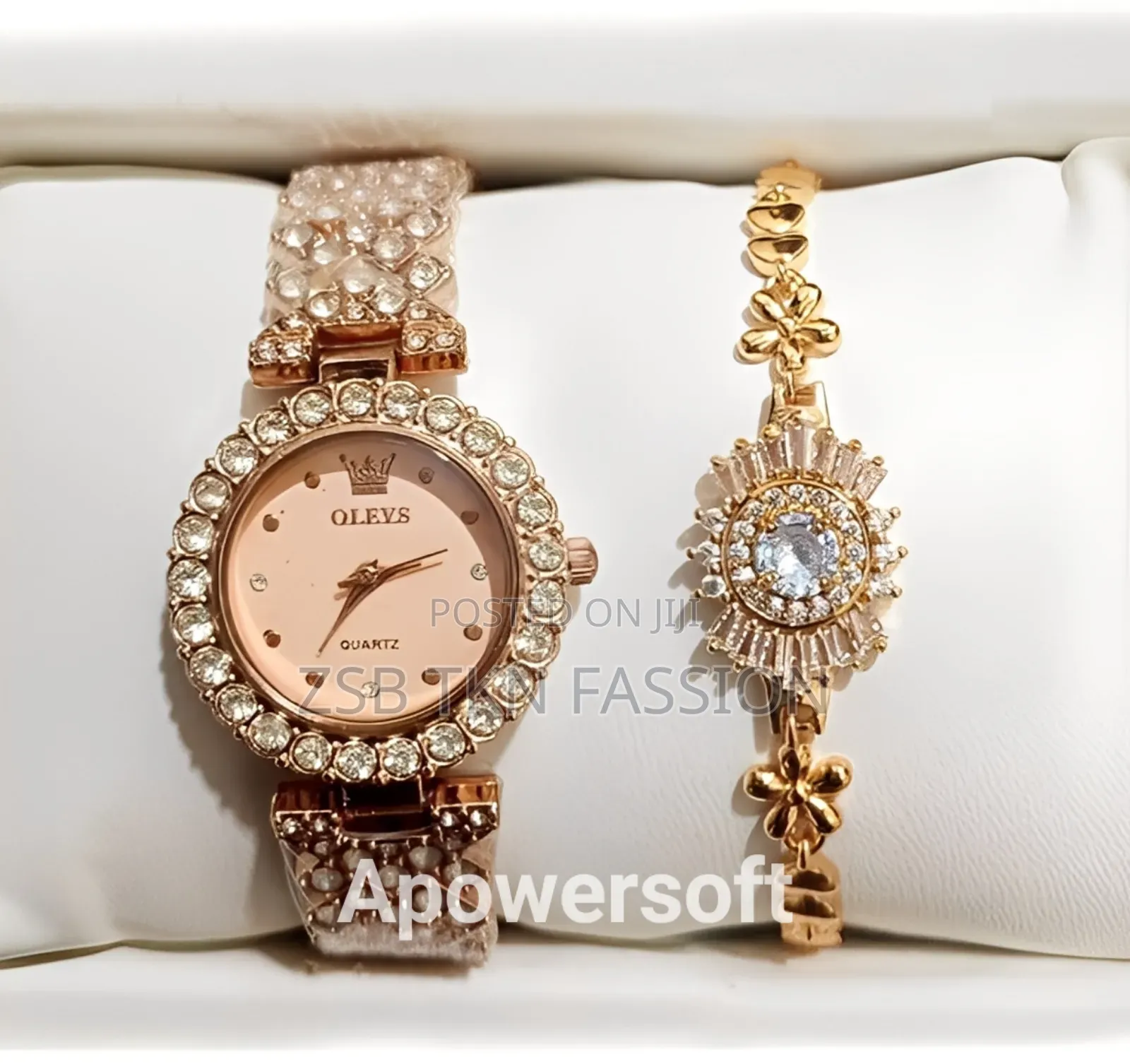 Ladis Watch With Brace Light Style for Girls