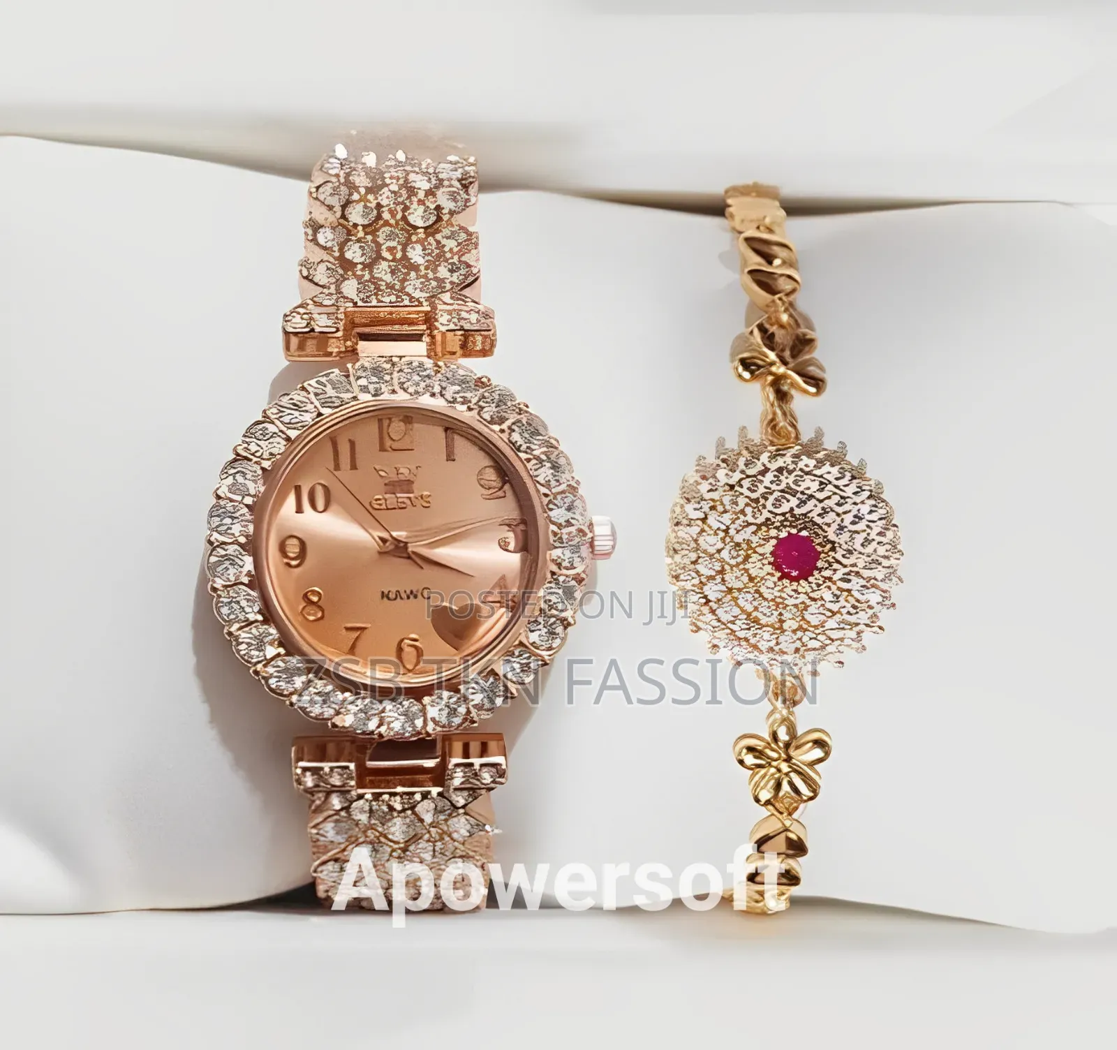 Ladis Watch With Brace Light Style for Girls