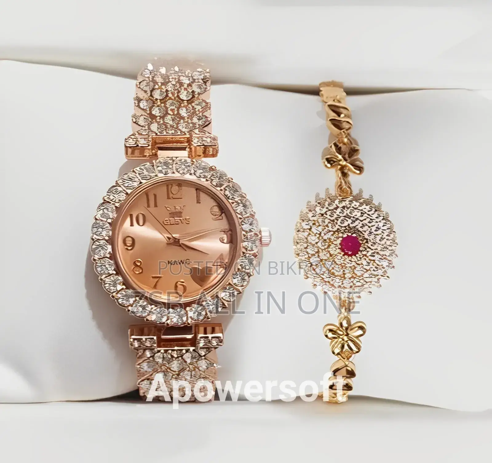 Ladies Watch With Brace Light Style for Girls