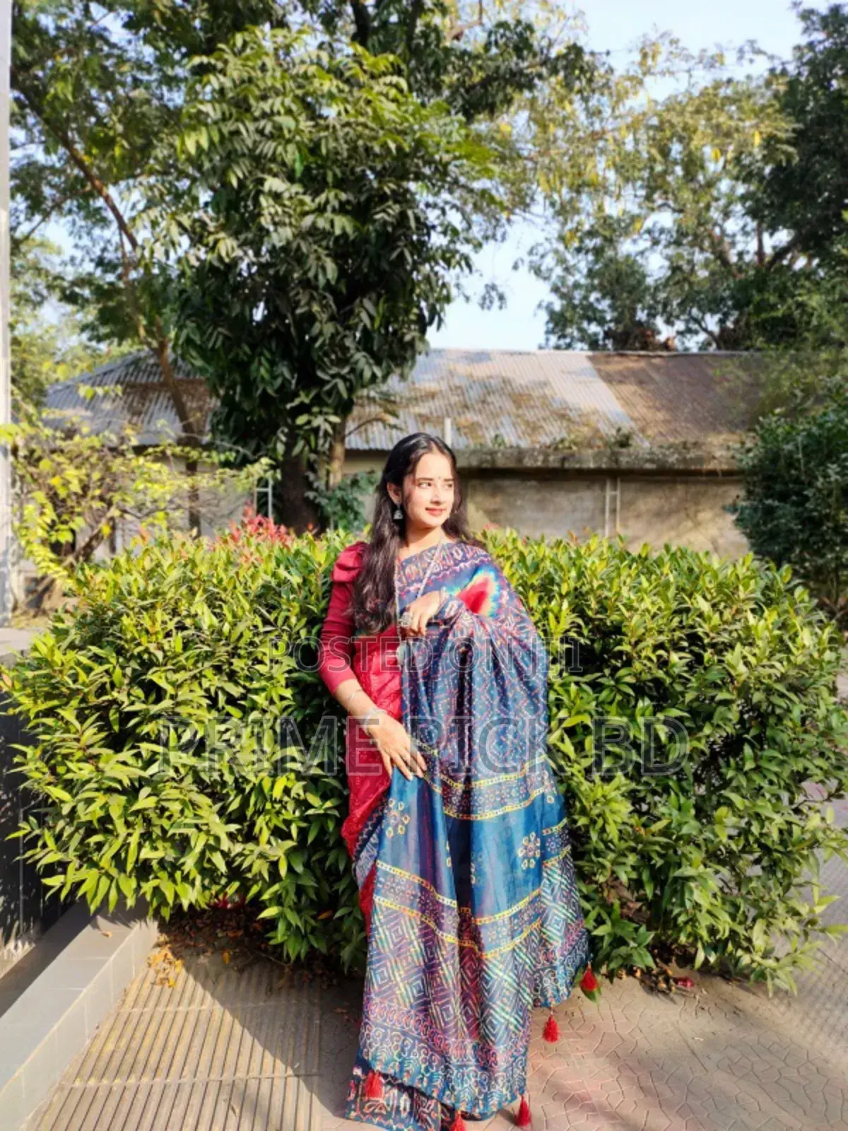 Digital Print Sharee With Blouse Piece