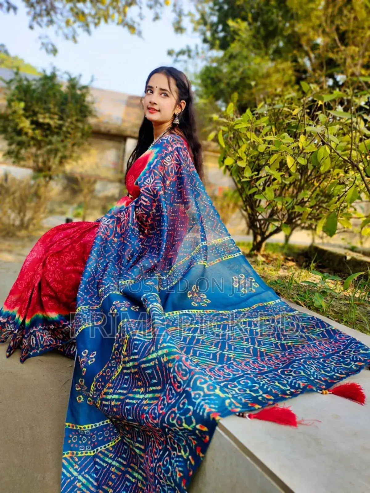 Digital Print Sharee With Blouse Piece