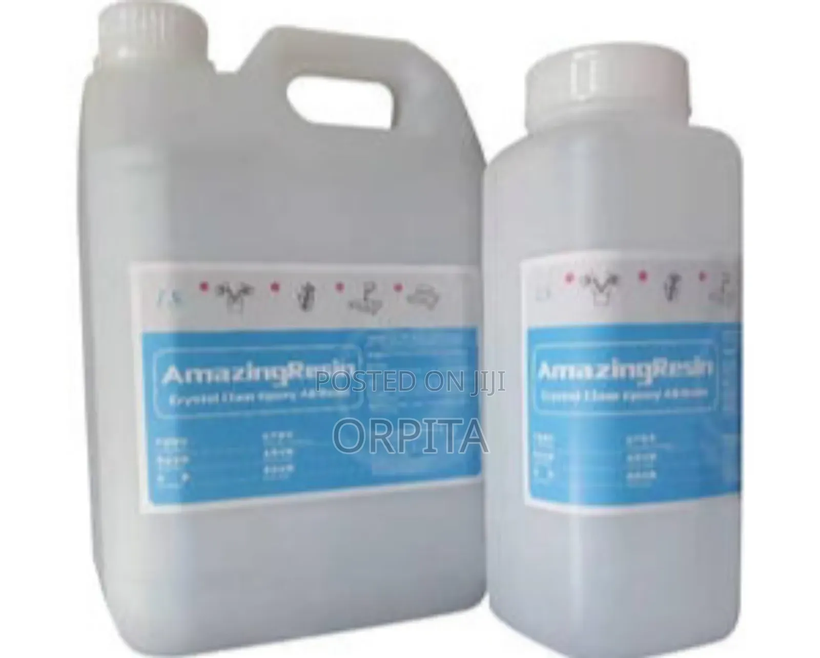 Epoxy Rasin 3:1 and Hardner.