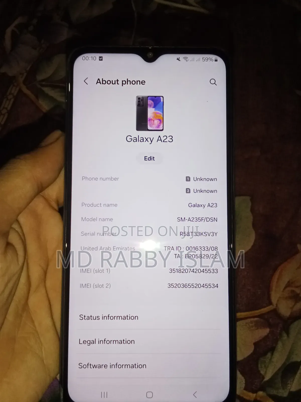 Samsung Galaxy A23 128 GB Black