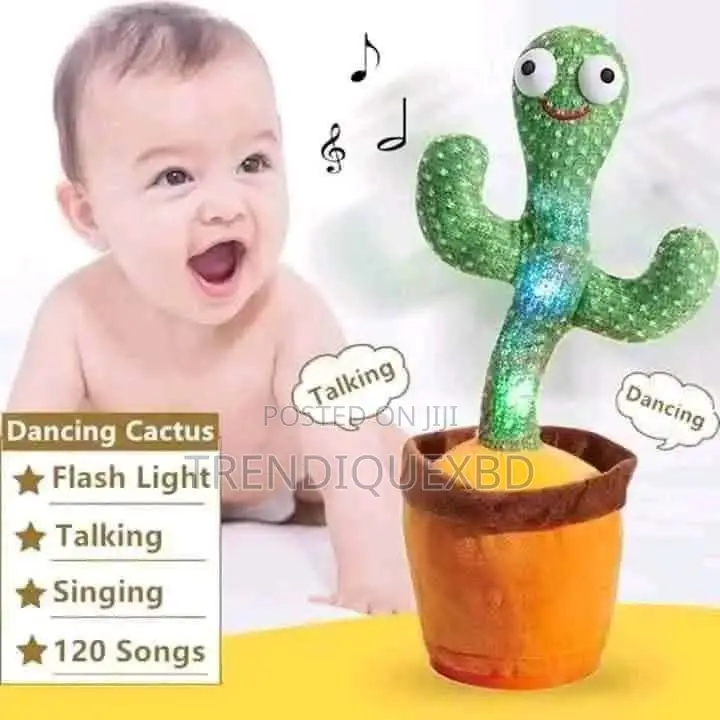 Talking Dancing Cactus Toy – Fun Musical Plush for Kids
