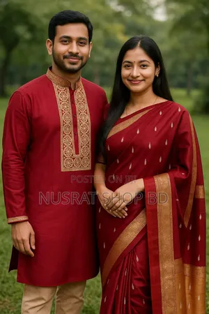 Sharee Panjabi Couple With Blouse Piece