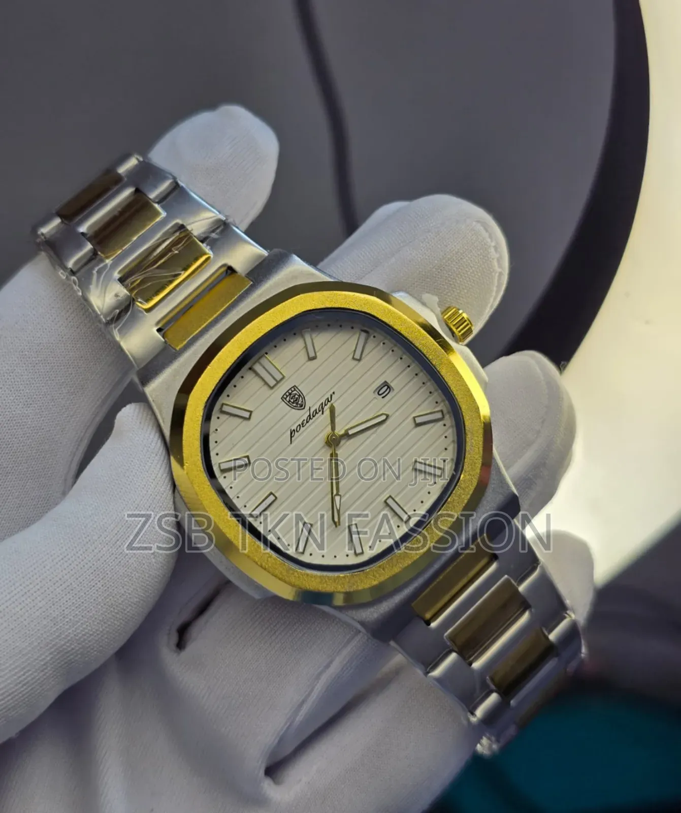 Luxury Two-Tone Wrist Watch High Quality