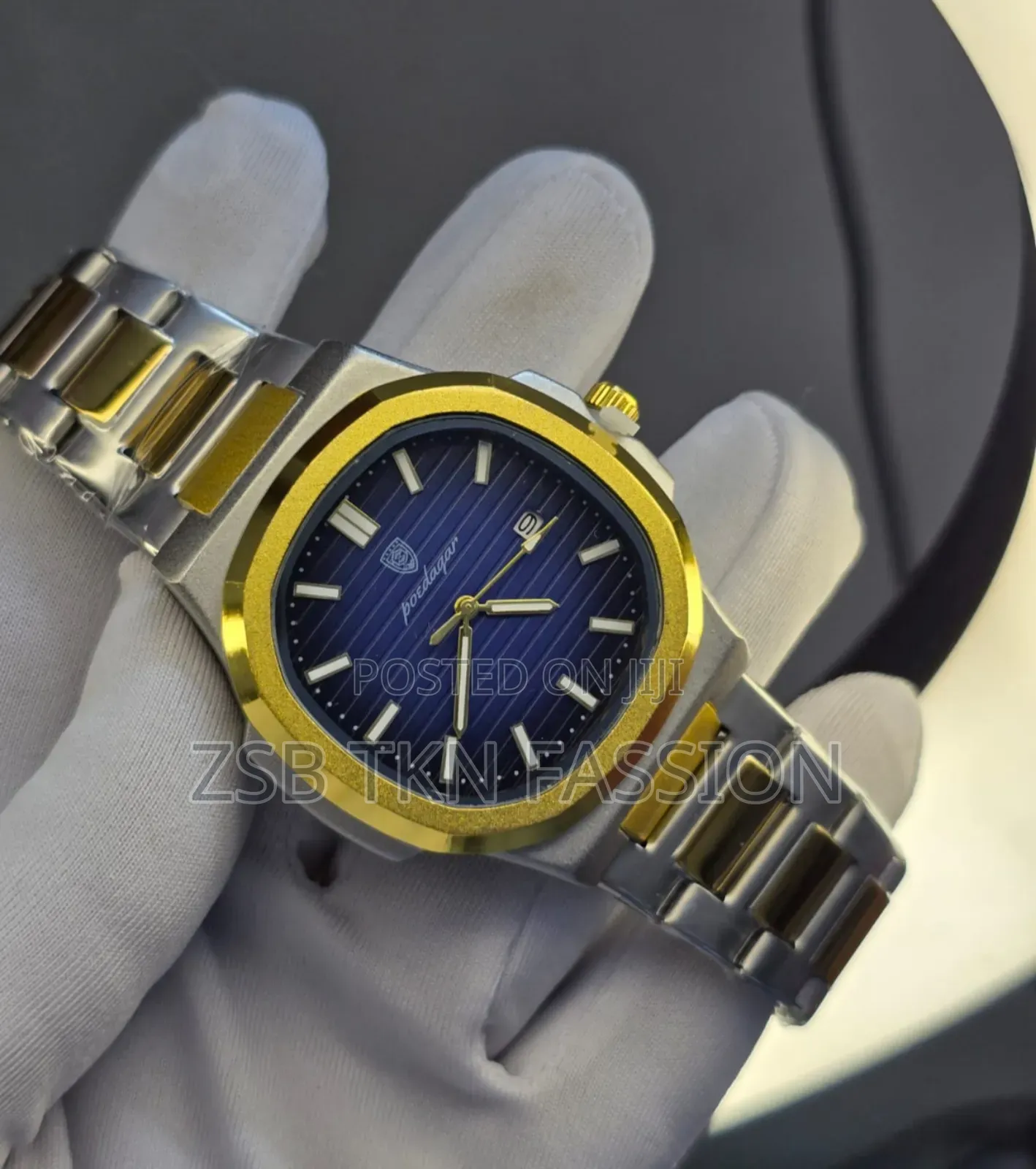 Luxury Two-Tone Wrist Watch High Quality