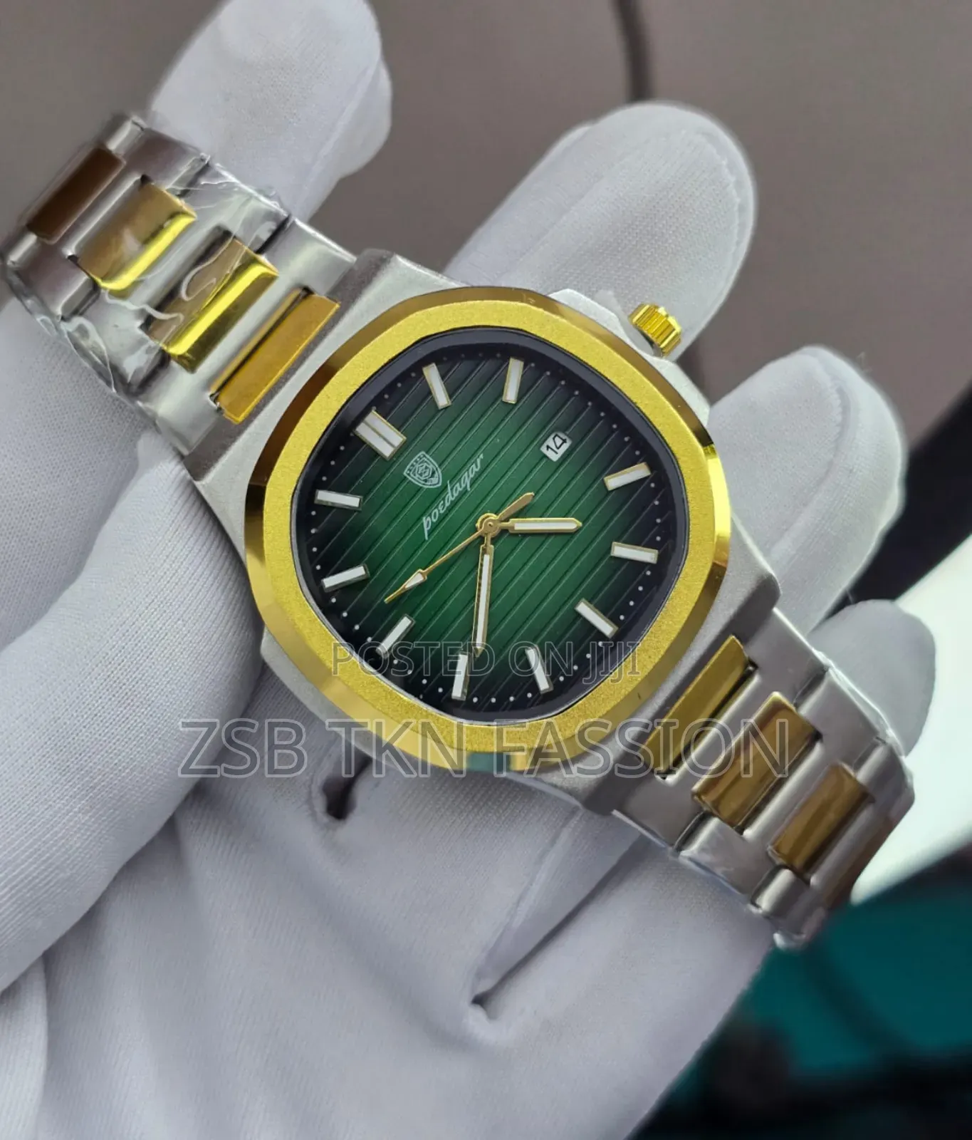 Luxury Two-Tone Wrist Watch High Quality