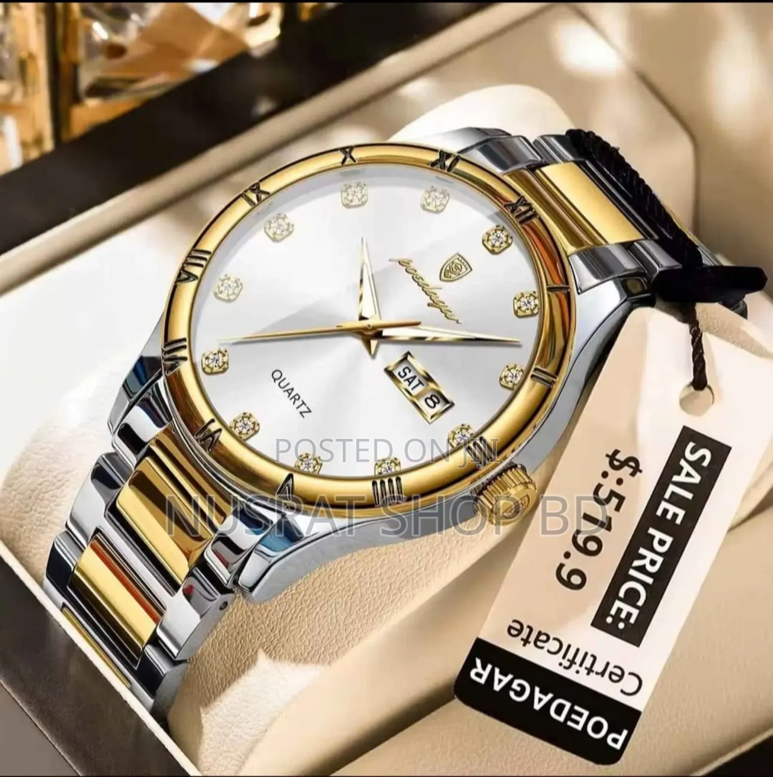 Poedagar Luxury Quartz Wrist Watch for Men