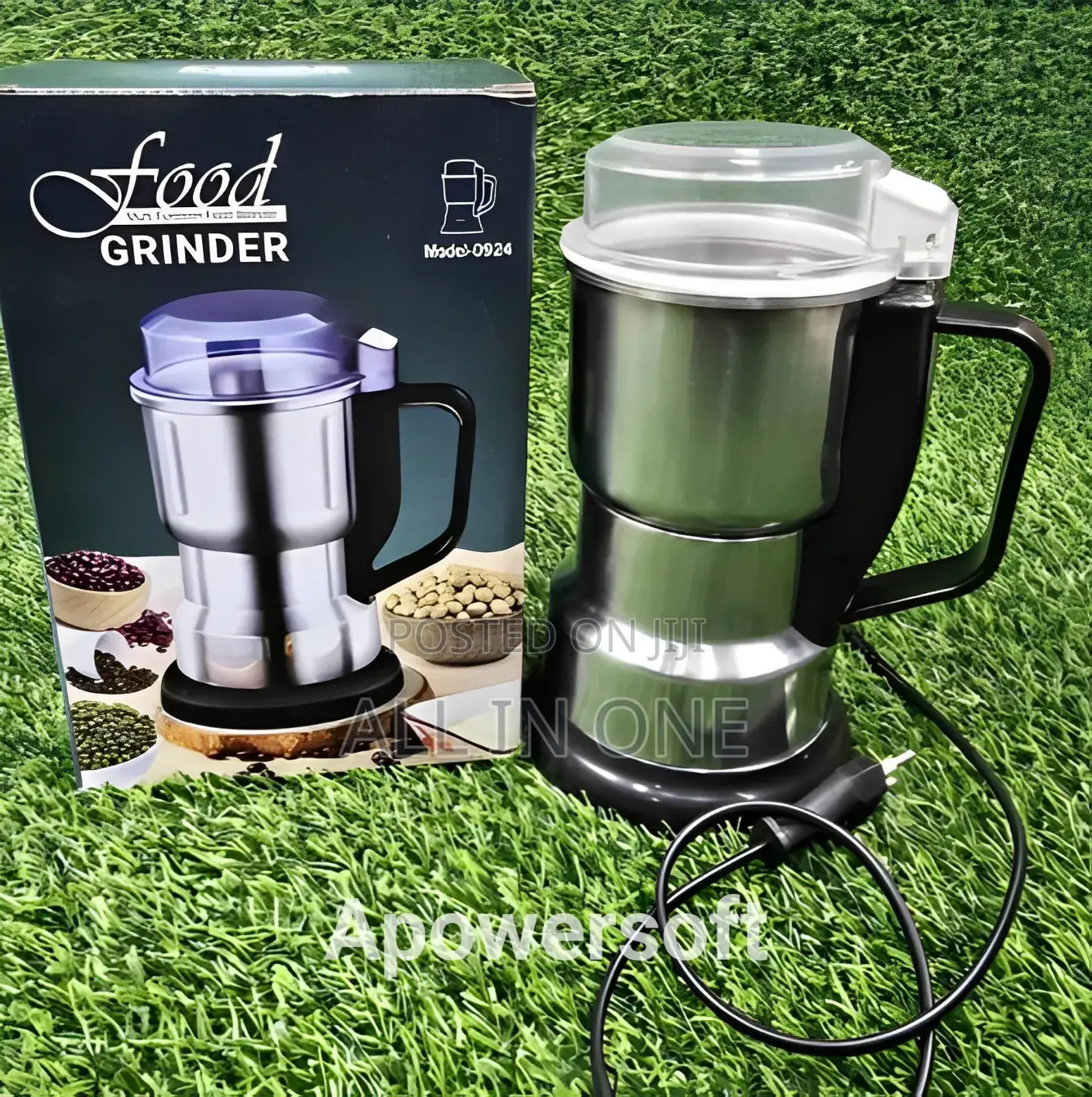 High Power Efficiency :This Coffee Grinder