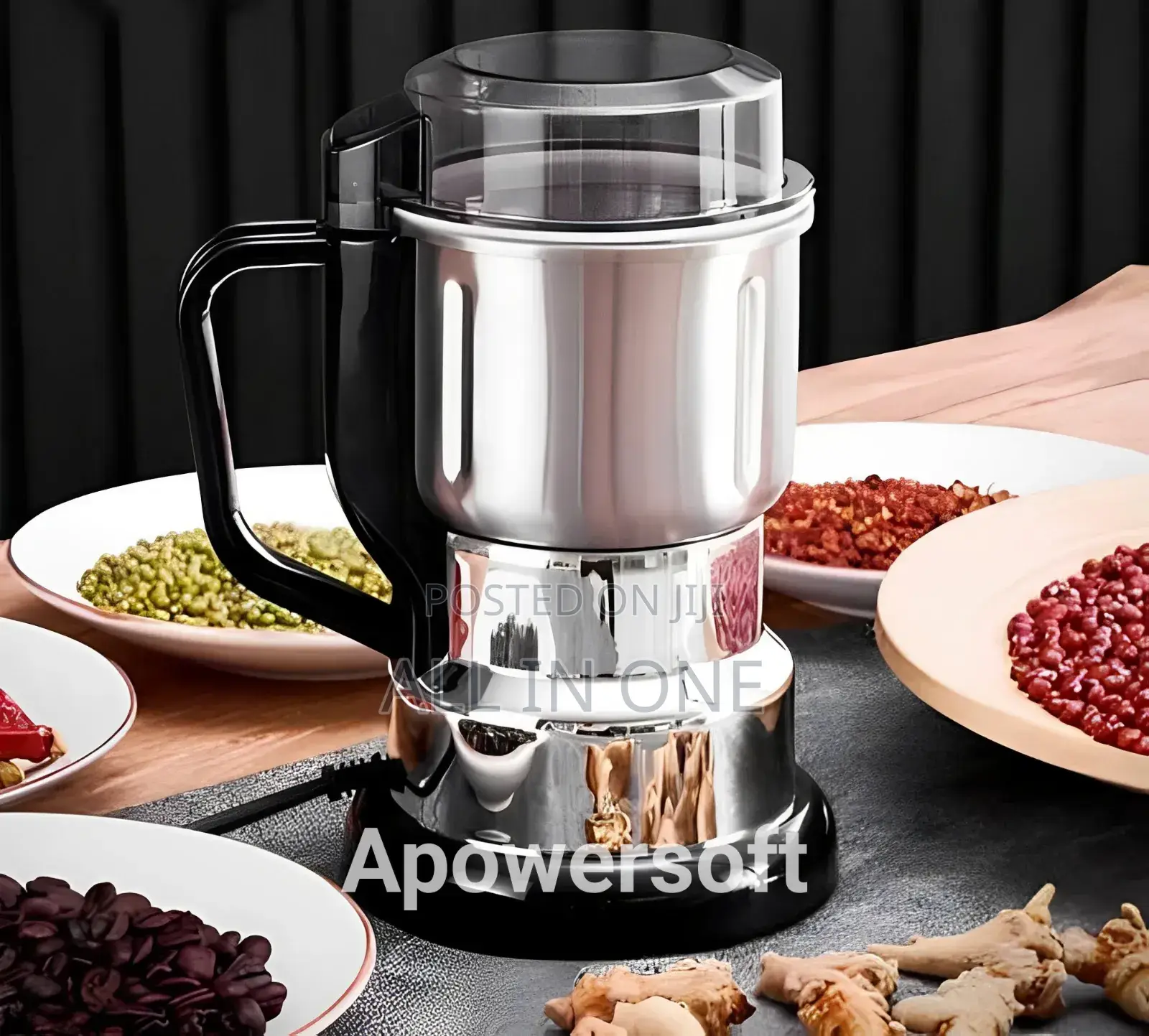 High Power Efficiency :This Coffee Grinder