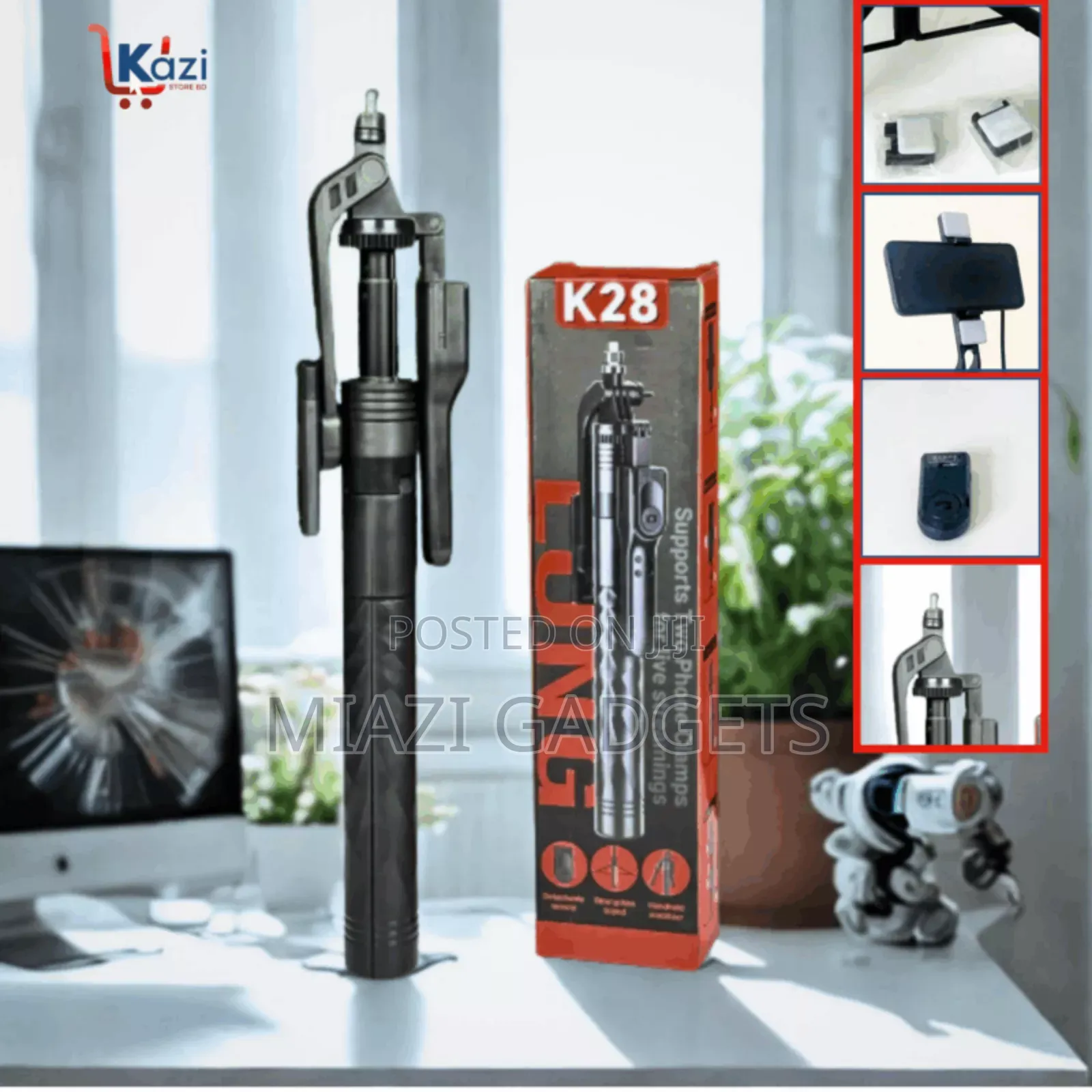  Selfie Stick Long Warless Remote