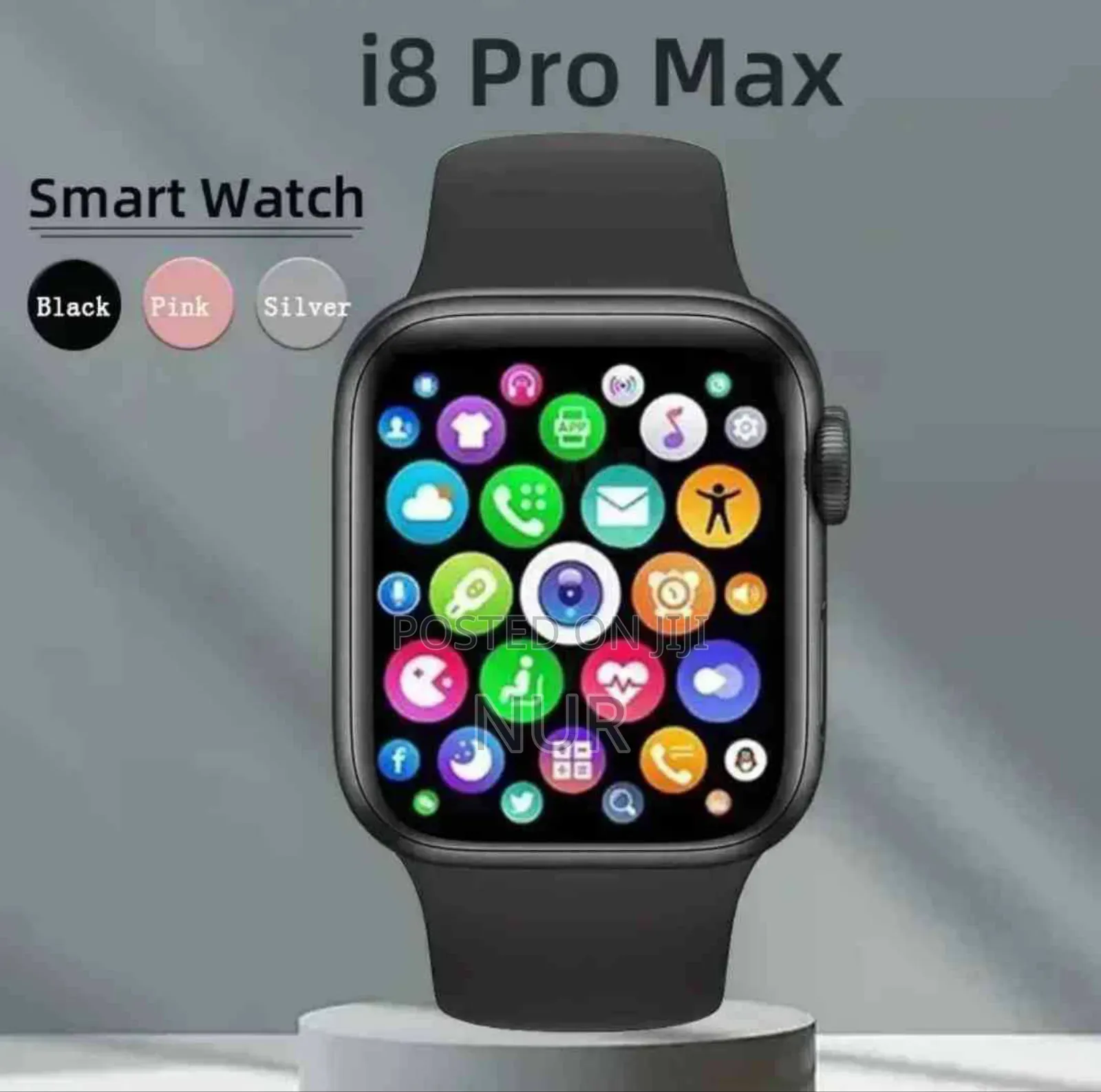 I8 Pro Max Smart Watch Black