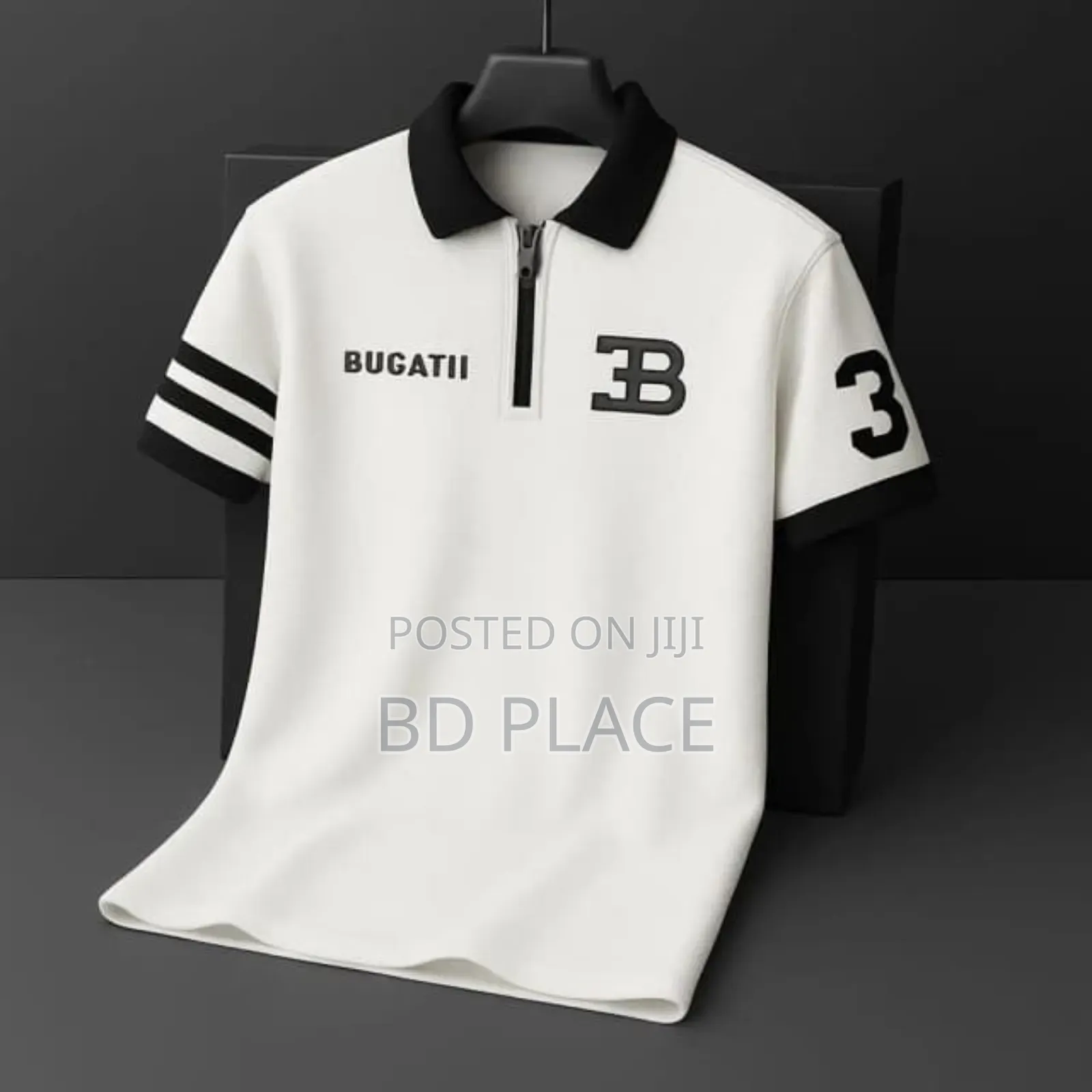 Exclusive Mens Zipper Polo-Shirt