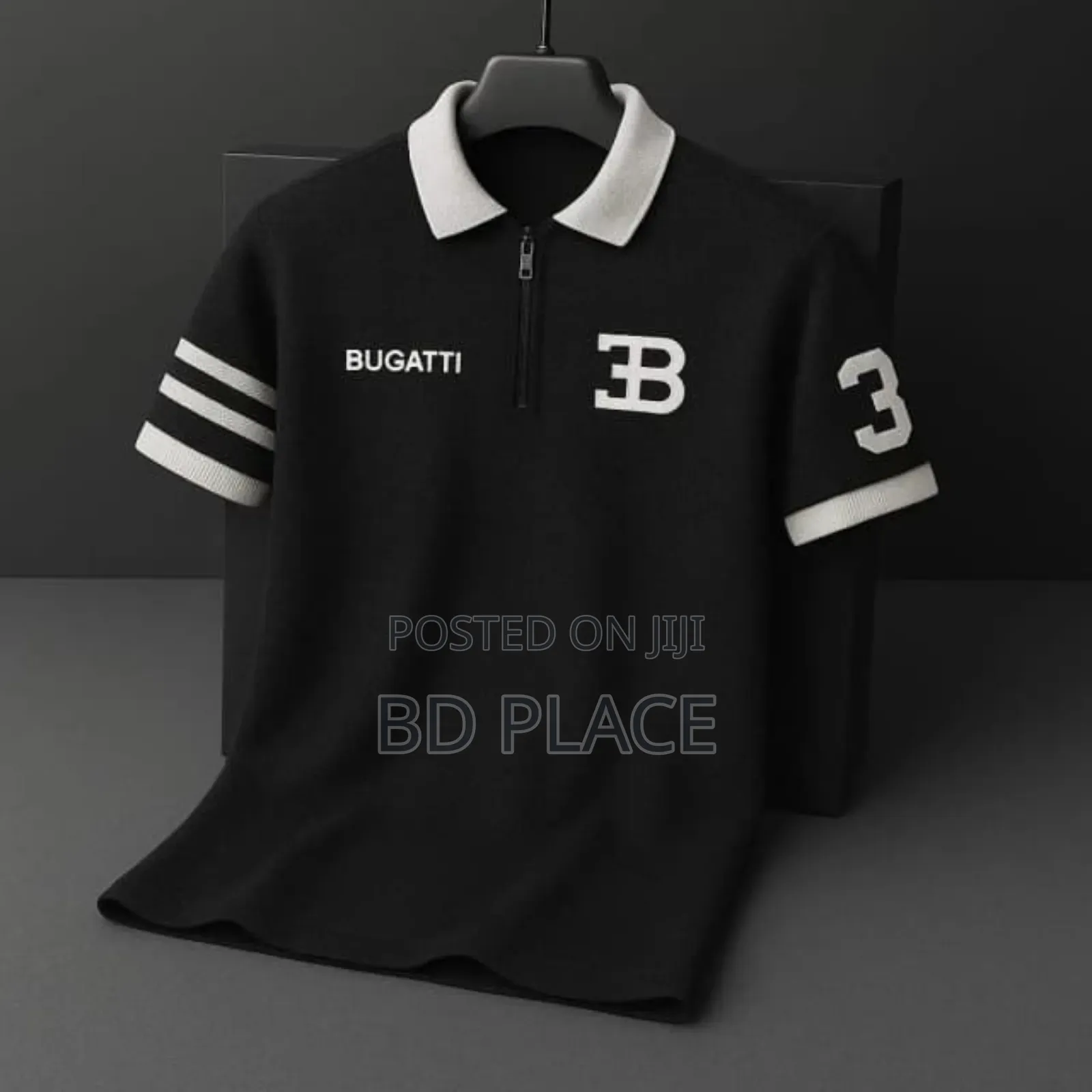 Exclusive Mens Zipper Polo-Shirt