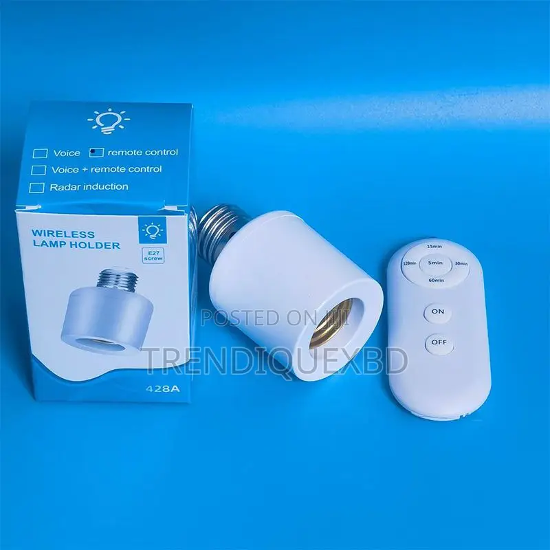 Wireless Remote Control Lamp Holder 428a – Easy Light on/Off
