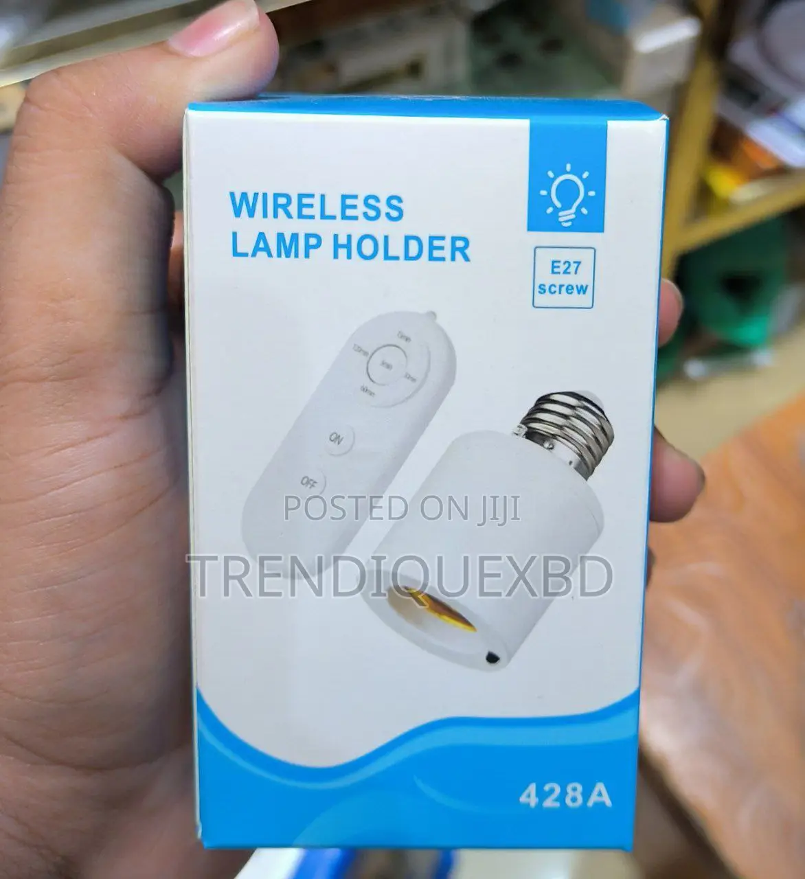 Wireless Remote Control Lamp Holder 428a – Easy Light on/Off