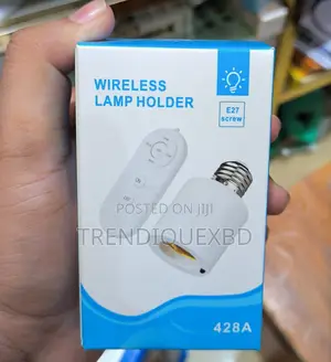 Wireless Remote Control Lamp Holder 428a – Easy Light on/Off