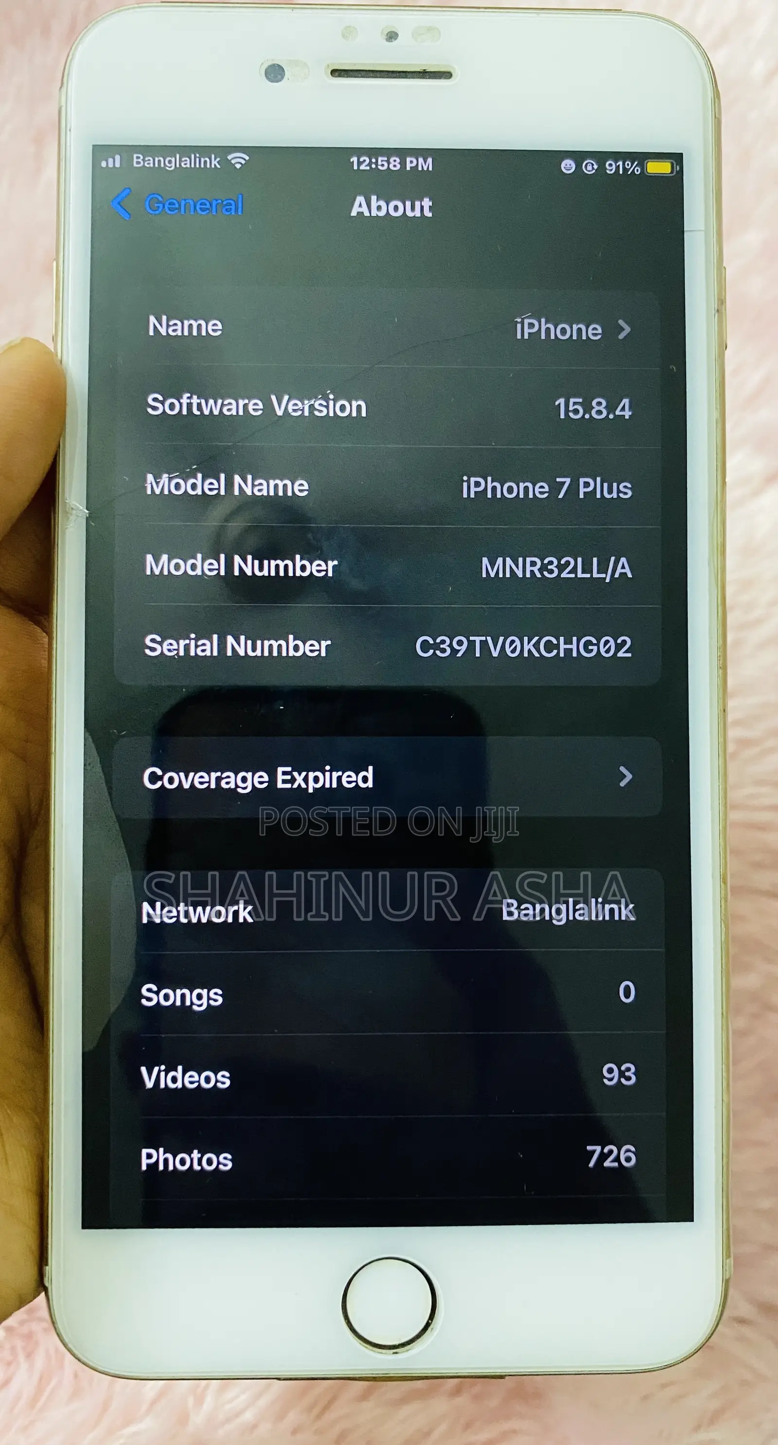 Apple iPhone 7 Plus 32 GB Rose Gold